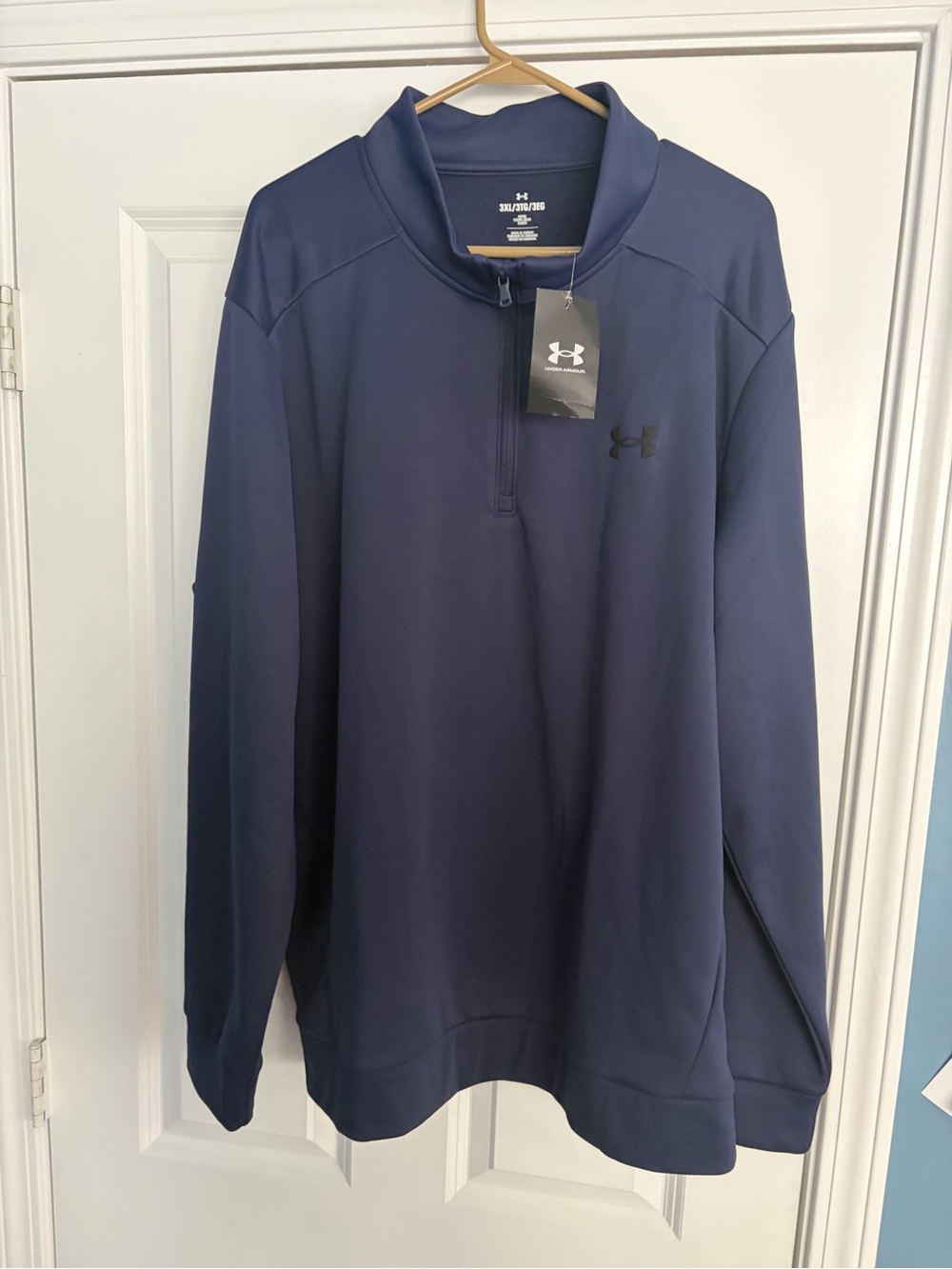 Under Armour Navy Half-Zip Performance Pullover